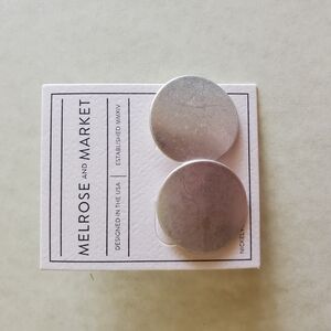 Melrose and Market Metallic Disc Earrings